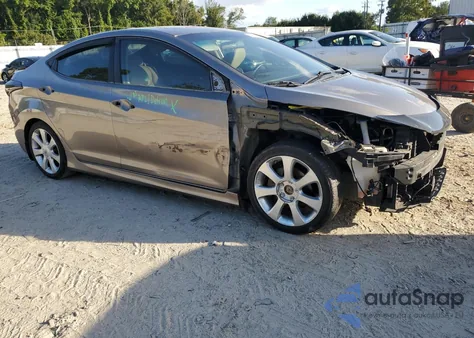 2011 Hyundai Elantra Gls from USA, damaged, VIN 5NPDH4AE5BH011481